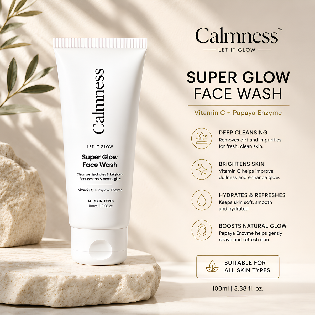 Calmness Super Glow Fash Wash 100ml