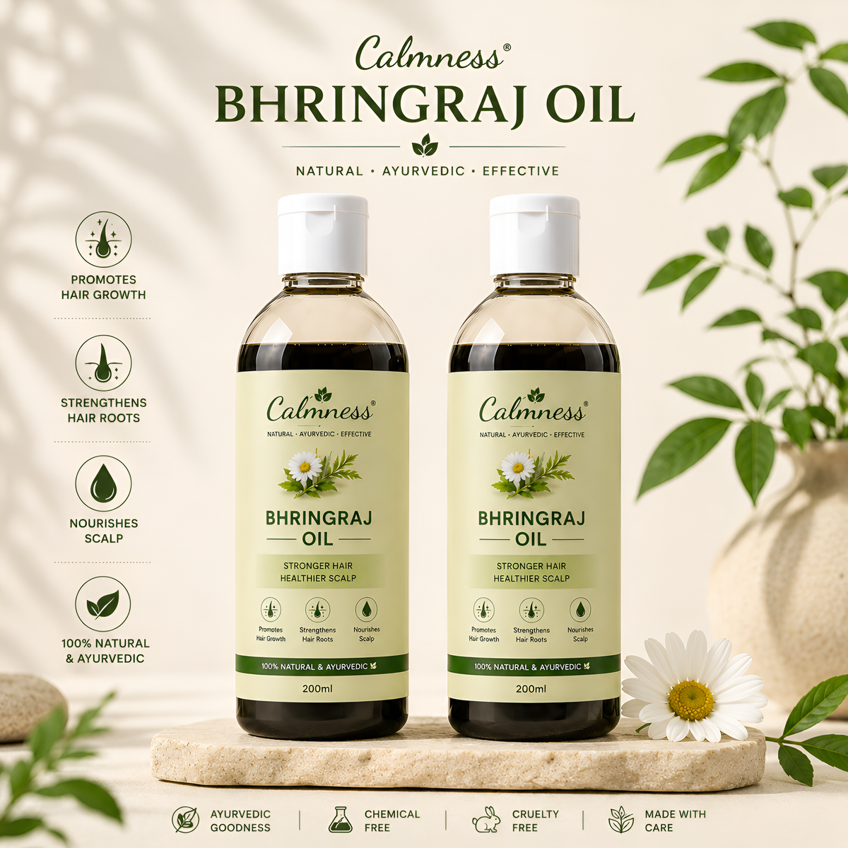 Calmness Herbal Bhringraj Hair Oil 400ml